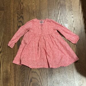 Sweet Pink Floral Kids Dress
